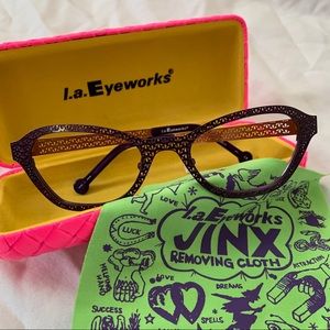 LA Eyeworks Tarzana Purple/Rust